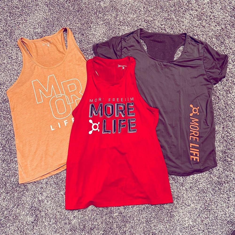 3 Orange Theory Fitness Tops